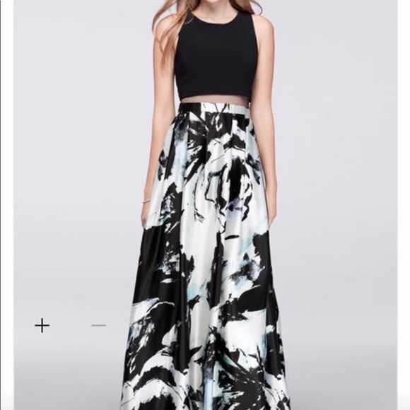 David's Bridal Dresses & Skirts - David Bridal Mock Two-Piece Ball Gown